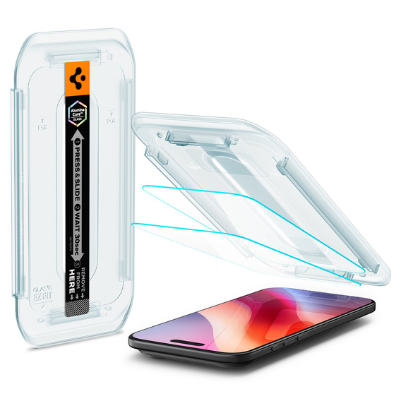 Spigen Glas.TR EZ Fit закаленное стекло для iPhone Air (2 шт.)