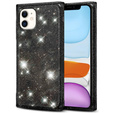 Чехол Square Glitter до iPhone 11, Black