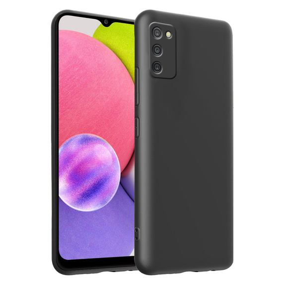 Чoхол до Samsung Galaxy A03S, Silicone Lite, чорний