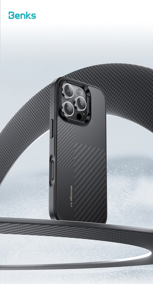 Чехол Benks Montage Magnetic Armor Pro Kevlar (600D/1500D) для iPhone 16 Pro