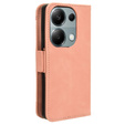 Откидной чехол для Xiaomi Redmi Note 13 Pro 4G / Xiaomi Redmi Note 14S / Xiaomi Poco M6 Pro 4G, Card Slot, розовый
