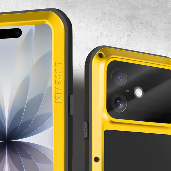 Бронированный чехол с закаленным стеклом для iPhone 17