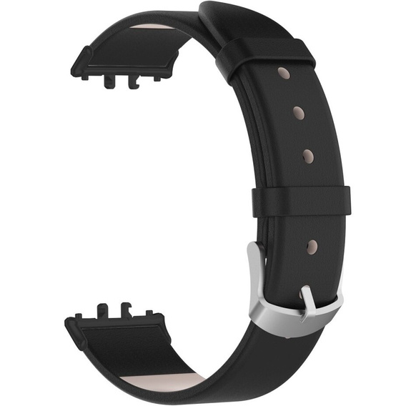 Кожаный ремешок для Samsung Galaxy Fit 3, черный