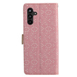Чохол-кришка для Samsung Galaxy A35 5G, Wallet Pocket Zipper Lace, рожевий