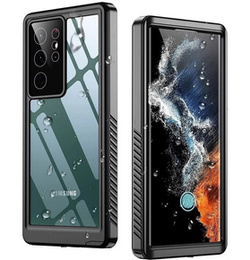 Водонепроникний чохол IP68 для Samsung Galaxy S22 Ultra, Redpepper Dot+, чорний