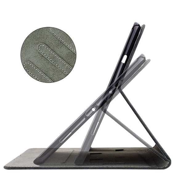 Чехол до Samsung Galaxy Tab S9, Wallet Pen Slot, чёрный