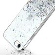 Чехол до iPhone 7/8/SE 2020/SE 2022, Glittery, прозрачный