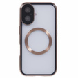 Магнітний чохол Dual Glass MagSafe для iPhone 16, золотий