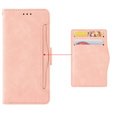 Откидной чехол для Vivo Y19s, Card Slot, розовый