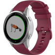 Силиконовый ремешок 18mm до Garmin Vivomove 3S / Vivoactive 4S, Wine Red