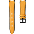 Шкіряний ремінець для годинника Samsung Galaxy Watch 4 / 5 40/42/44/46/45MM PRO, Yellow