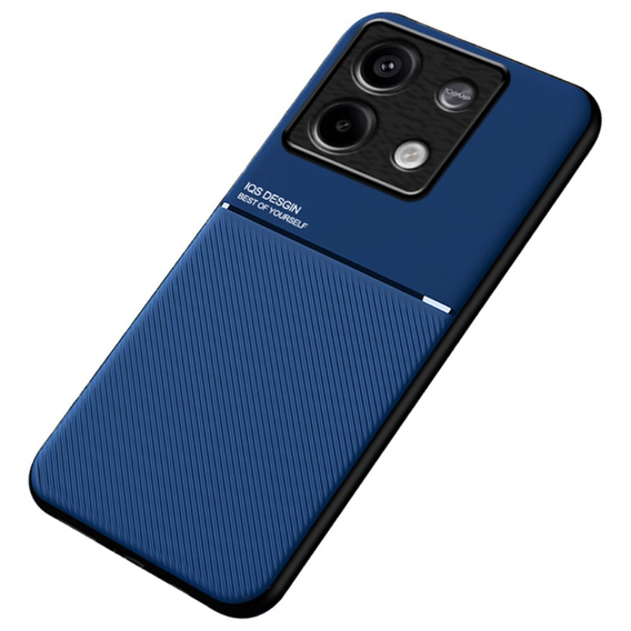 Чехол для Xiaomi Redmi Note 13 5G, с магнитной накладкой, синий