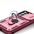 Чехол NOX Camera Slide Samsung Galaxy A54 5G, CamShield Slide, розовый / бордовый