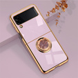 Чoхол до Samsung Galaxy Z Flip 4 5G, Electro Ring, фіолетовий