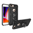 Броньований Чoхол до iPhone 6+ / 6S+ / 7+ / 8+ Plus, Nox Case Ring, чорний