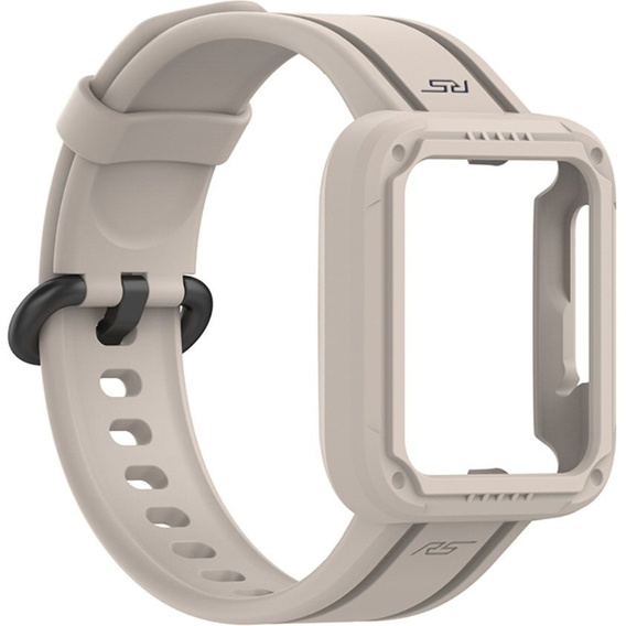 Силиконовый ремешок RS Strap до Xiaomi Redmi Watch 2 Lite, Beige
