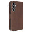 Откидной чехол для Samsung Galaxy S23 FE, Card Slot, коричневый