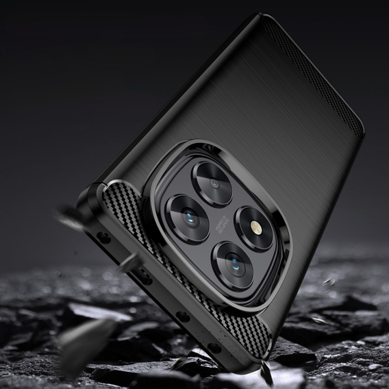Чoхол до Xiaomi Redmi Note 14 Pro, Carbon, чорний