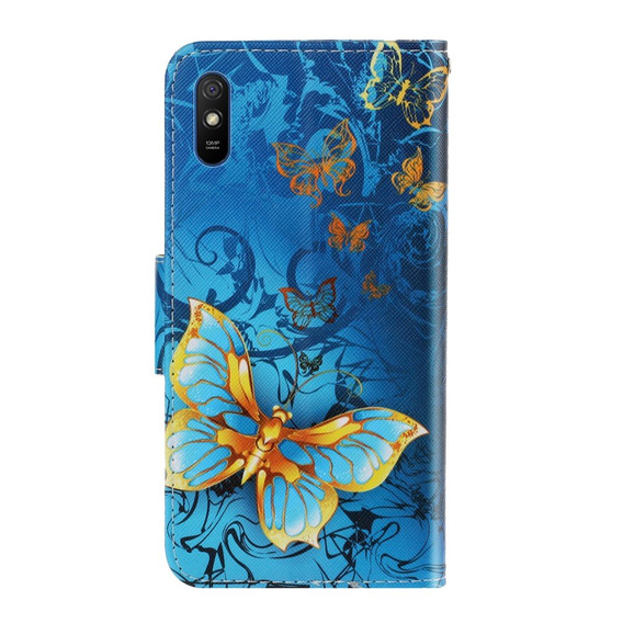 Чохол-книжка для Xiaomi Redmi 9A, Wallet, Butterfly м'яти