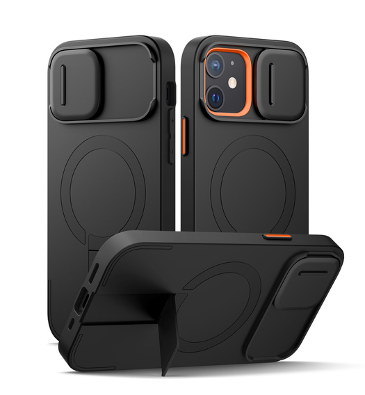 Чохол для iPhone 12 / 12 Pro, Suritch Shockproof, для MagSafe, чорний