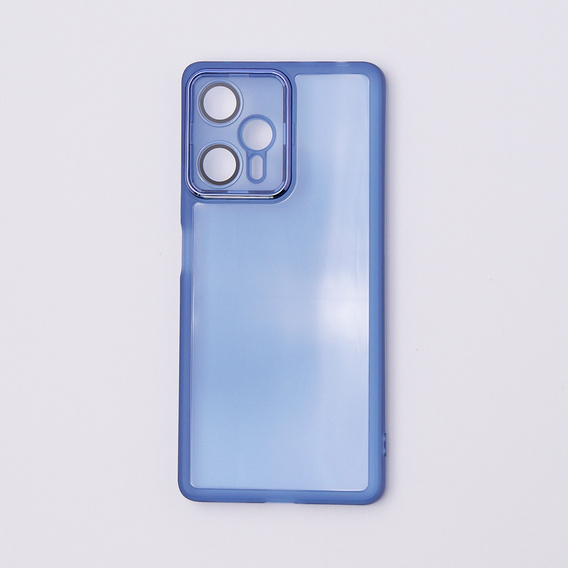 Чехол до Xiaomi Poco F5, Fusion Hybrid, прозрачный / синий