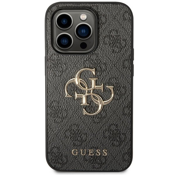 Чехол GUESS до iPhone 15 Pro Max, 4G Big Metal Logo, серый