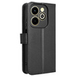 Чохол-книжка для Infinix Hot 40i, Wallet Smart Magnet, чорний