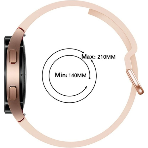 Силиконовый ремешок для Galaxy Watch 4 / 5, Pink