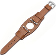 Шкіряний ремінець для Apple Watch 1/2/3/4/5/6/7/8/SE/Ultra 42/44/45/49 мм, коричневий
