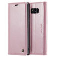 Флип-кейс CASEME для Samsung Galaxy S8, Waxy Textured, розовый