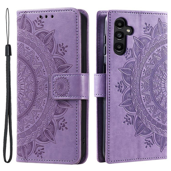 Чохол-книжка для Samsung Galaxy A55 5G, Mandala Flower, зелений