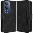 Футляр з клапаном для Vivo Y19s, Card Slot, чорний