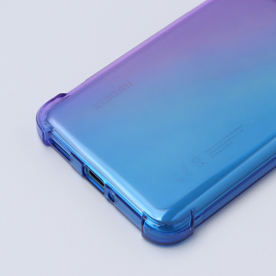 Чехол для Xiaomi 13T / 13T Pro, Gradient Dropproof, Фиолетовый / синий