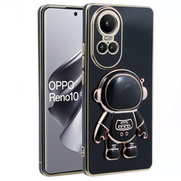 Чехол до Oppo Reno 10 / 10 Pro, Astronaut, чёрный