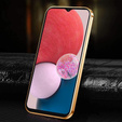 Чехол до Samsung Galaxy A13 4G, Cowhide Leather, чёрный
