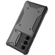 Чехол для Samsung Galaxy S24, ERBORD Rugged Case, чёрный