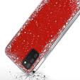 Чoхол до Samsung Galaxy A02s, Glittery, червоний
