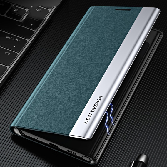 Откидной чехол для Xiaomi Poco M4 Pro 5G / Redmi Note 11S 5G, Side Magnetic, чёрный
