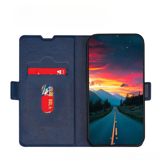 Чохол-книжка для Motorola Edge 30 Neo 5G, Wallet Thin Magnet, темно-синій 