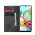Чехол CASEME для Samsung Galaxy A71, Leather Wallet Case, чёрный