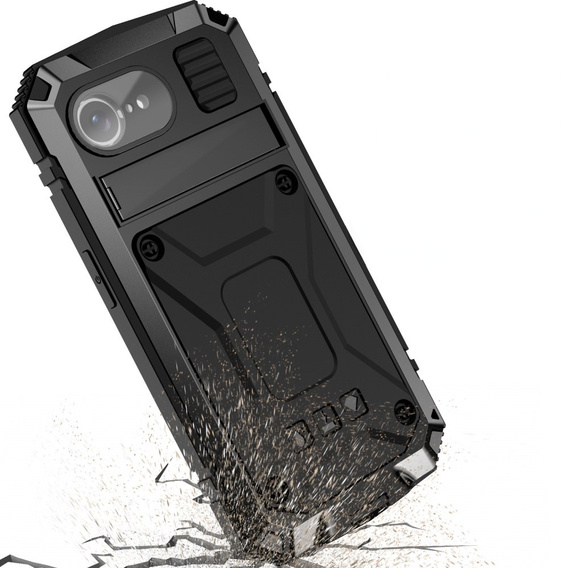 Броньований чохол для iPhone 16E, R-JUST, чорний