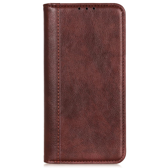 Чехол до Motorola Moto G24 / G24 Power / G04, Wallet Litchi Leather, коричневый