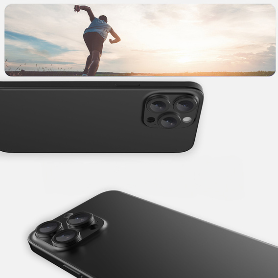 2x загартоване скло ERBORD OPTIK Pro для камери iPhone 16 Pro/16 Pro Max / 15 Pro/15 Pro Max/14 Pro/14 Pro Max, чорний