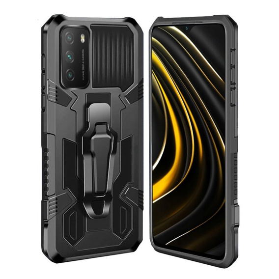 Чехол Hybrid KickStand до Xiaomi Redmi 9T / Poco M3, Black