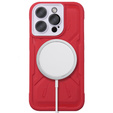 Чохол для iPhone 15 Pro, ERBORD Armor Mag, червоний