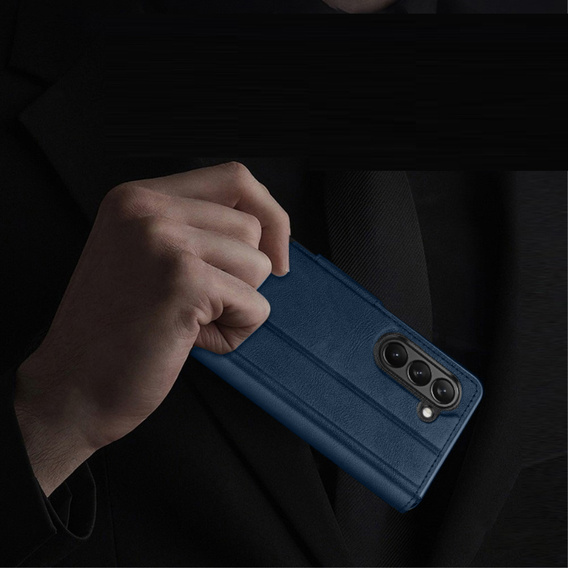 Откидной чехол для Samsung Galaxy Z Fold5 5G, Wallet, синий