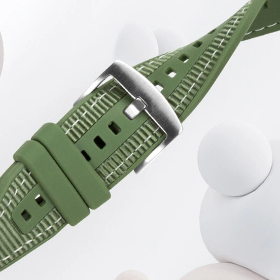 Универсальный силиконовый ремешок 22 мм Dot Texture, кремовый