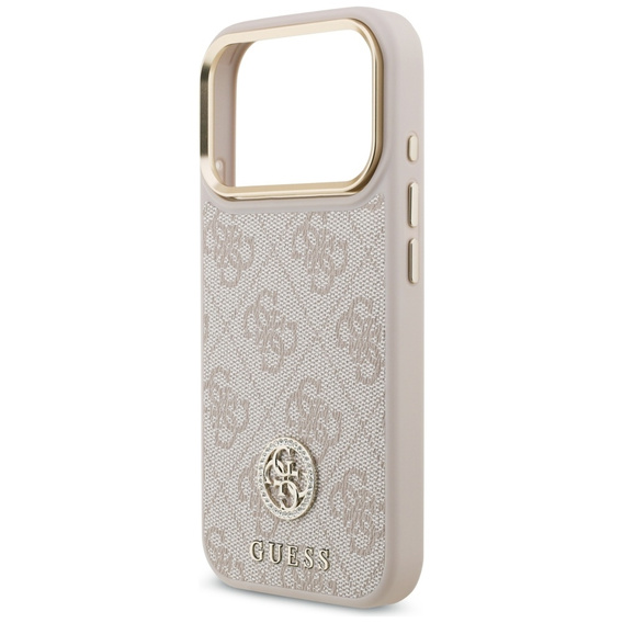 Чехол GUESS 4G Strass Logo с ремешком, MagSafe для iPhone 17 Pro Max