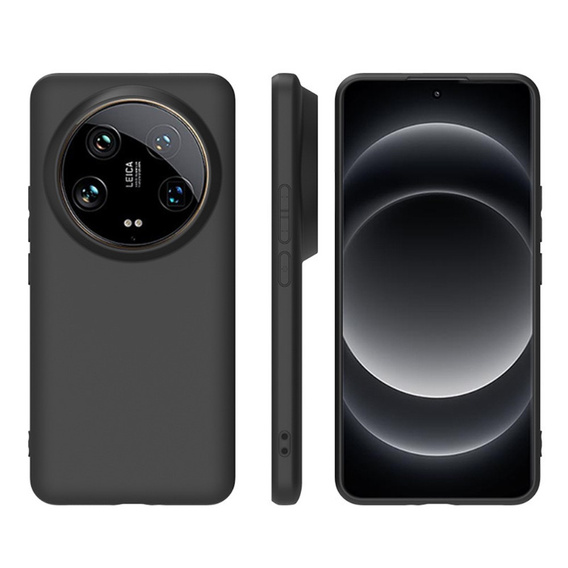 Тонкий корпус для Xiaomi 14 Ultra, Slim, чёрный