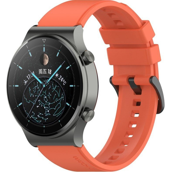 Силиконовый ремешок до Huawei Watch GT 2 Pro - Orange